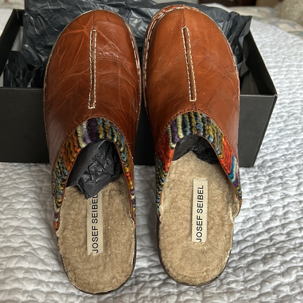 Joseph Seibel Catalonia 59 brandy-multi size EU 41 NWT